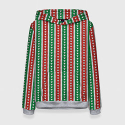 Женская толстовка Knitted pattern