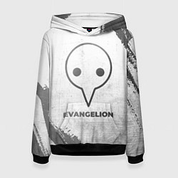 Женская толстовка Evangelion - white gradient