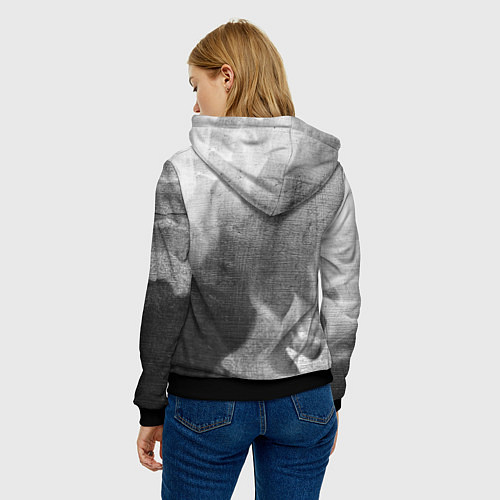 Женская толстовка Infiniti - grey gradient / 3D-Черный – фото 4