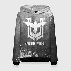 Женская толстовка Free Fire - grey gradient