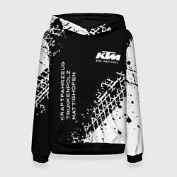 Женская толстовка KTM - следы от шин
