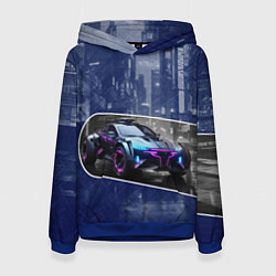 Женская толстовка Футуристичный автомобиль
