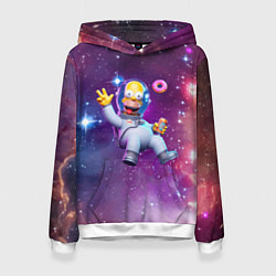 Женская толстовка Homer Simpson in space - ai art