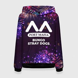 Женская толстовка Праздничный Bungo Stray Dogs