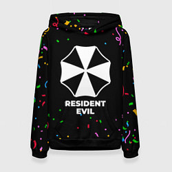 Женская толстовка Resident Evil конфети