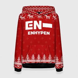 Женская толстовка Новогодний Enhypen с оленями