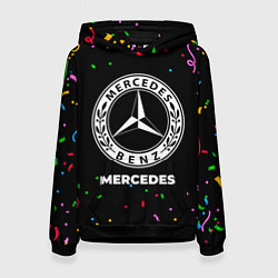 Женская толстовка Mercedes конфети