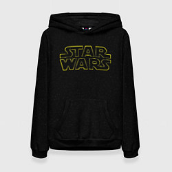 Толстовка-худи женская Logo - Star Wars, цвет: 3D-черный