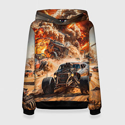 Женская толстовка Mad Max - explosion cars