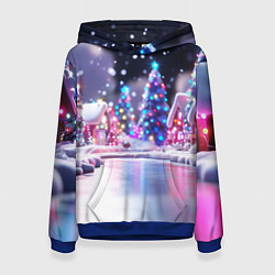Женская толстовка Новогоднее настроение фонариков