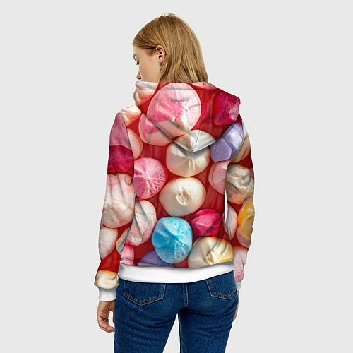 Женская толстовка Зефирчик / 3D-Белый – фото 4