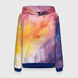 Женская толстовка Краски акварели