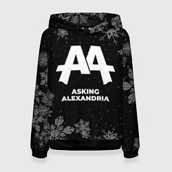 Женская толстовка Снежный Asking Alexandria