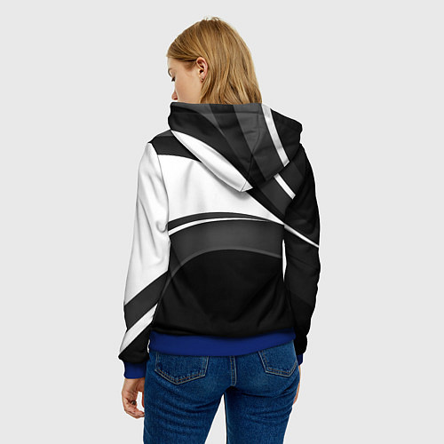 Женская толстовка Lixiang - классический / 3D-Синий – фото 4