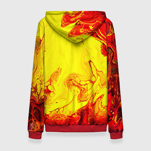 Женская толстовка Arctic Monkeys - ядовитые подтеки / 3D-Красный – фото 2