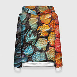 Женская толстовка Змеиные чешуйки