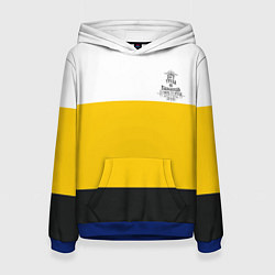 Женская толстовка Без труда не вытащишь и рыбку - с флагом черная на