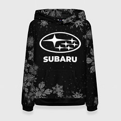 Женская толстовка Снежный Subaru