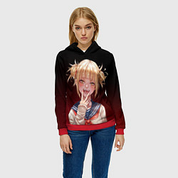 Толстовка-худи женская Himiko Toga league of villains, цвет: 3D-красный — фото 2