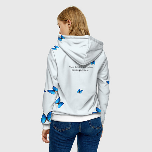 Женская толстовка Life is strange: double exposure / 3D-Белый – фото 4