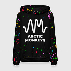 Женская толстовка Arctic Monkeys конфети