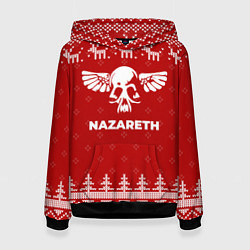 Женская толстовка Новогодний Nazareth с оленями