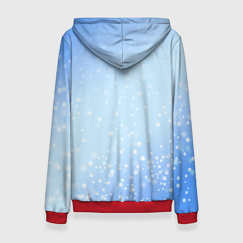 Женская толстовка Змеи к нам приходят 2025 / 3D-Красный – фото 2