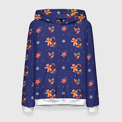 Женская толстовка Сладости и снег