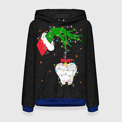 Женская толстовка Гринч похищает у зубной феи