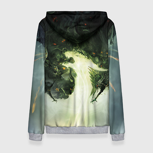 Женская толстовка Illustration Dragon Age Inquisition / 3D-Меланж – фото 2