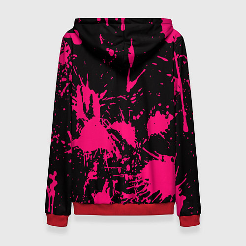 Женская толстовка Nirvana pink color / 3D-Красный – фото 2