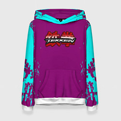 Женская толстовка Tekken краски неон