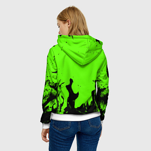 Женская толстовка Lord of the fallen flame / 3D-Белый – фото 4