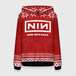 Женская толстовка Новогодний Nine Inch Nails