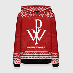 Женская толстовка Новогодний Powerwolf
