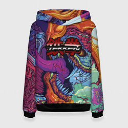 Женская толстовка Tekken hyper beast