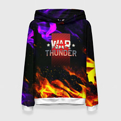 Женская толстовка Warthunder neon flame