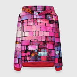 Женская толстовка Pink bricks