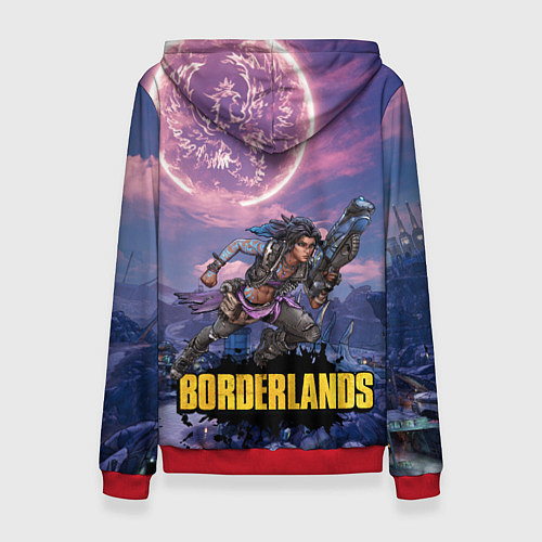 Женская толстовка Borderlands вооружение / 3D-Красный – фото 2