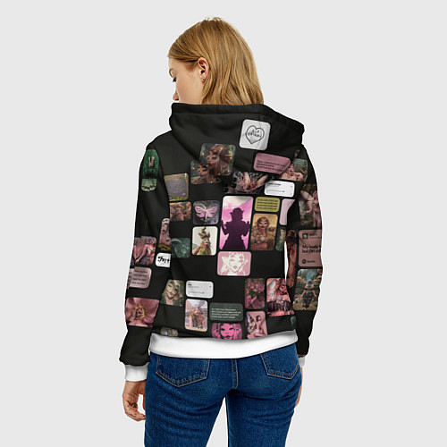 Женская толстовка Melanie Martinez portals / 3D-Белый – фото 4