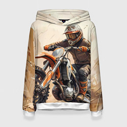 Женская толстовка Эндуро Гонщик