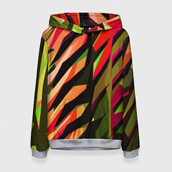 Женская толстовка Красно-чёрная абстракция