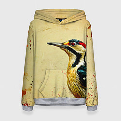 Женская толстовка Большой дятел