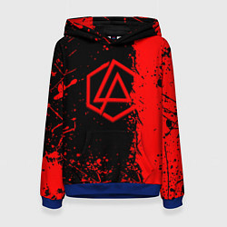 Женская толстовка Linkin park краски всплеск текстура