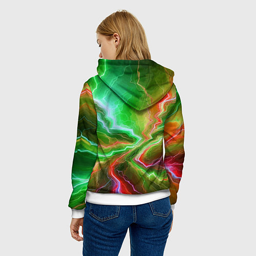 Женская толстовка Рик и Морти - мы Веном мем / 3D-Белый – фото 4