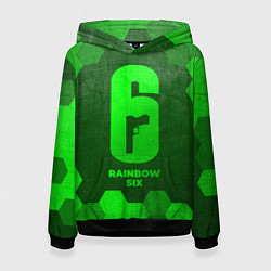 Женская толстовка Rainbow Six - green gradient