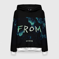 Женская толстовка Извне на фоне леса