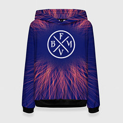 Женская толстовка Bullet For My Valentine red energy