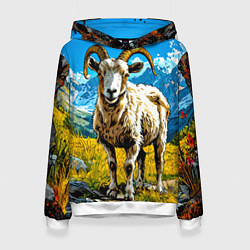 Женская толстовка Горный козел