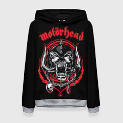 Женская толстовка Motorhead skull